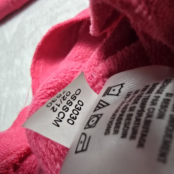 Aeropostale Y2K Juniors Size Large Pink Sun Surf Pullover Hoodie - Picture 6 of 7